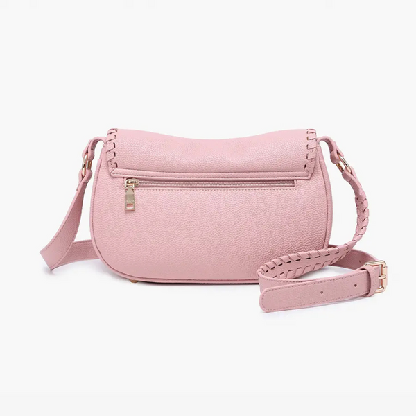 Jen & Co Daia Whipstitch Flapover Crossbody