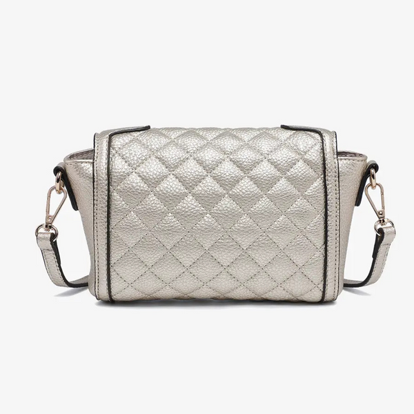 Jen & Co Ryan Quilted Structured Crossbody Bag