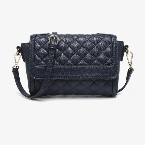 Jen & Co Ryan Quilted Structured Crossbody Bag