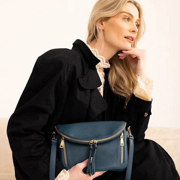 Jen & Co Aubree Flapover Multi-Compartment Crossbody Bag