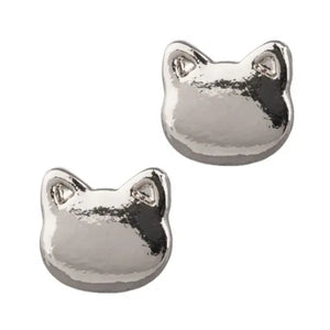 Laura Janelle Cat Head Stud Earrings