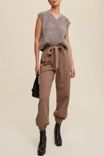 Quiet Weather Soft Cropped Sweater Vest