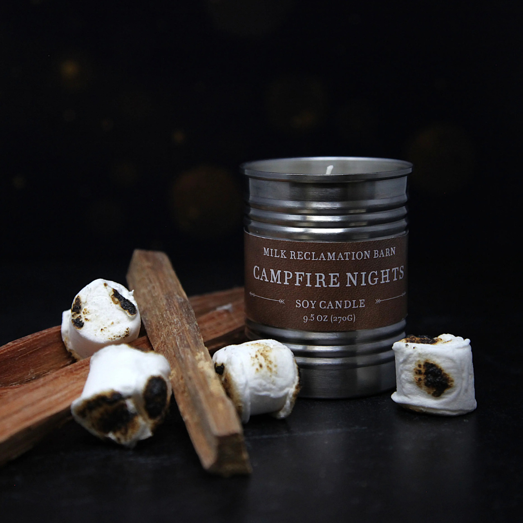 Milk Reclamation Barn Campfire Nights Trail Cup Candle