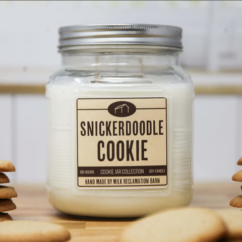 Milk Reclamation Barn Cookie Jar Candle: Snickerdoodle Cookies