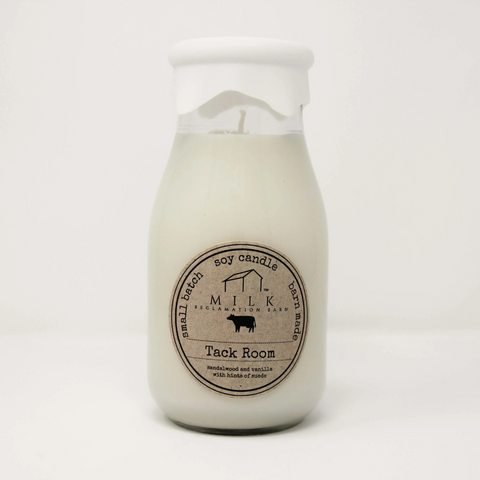 Milk Reclamation Barn Tack Room Milk Bottle Candle