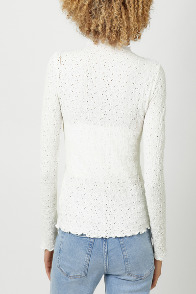 Sedona Textured Mock Neck Top