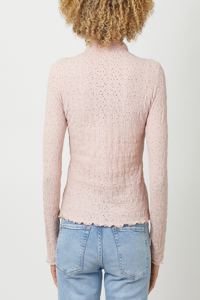 Sedona Textured Mock Neck Top