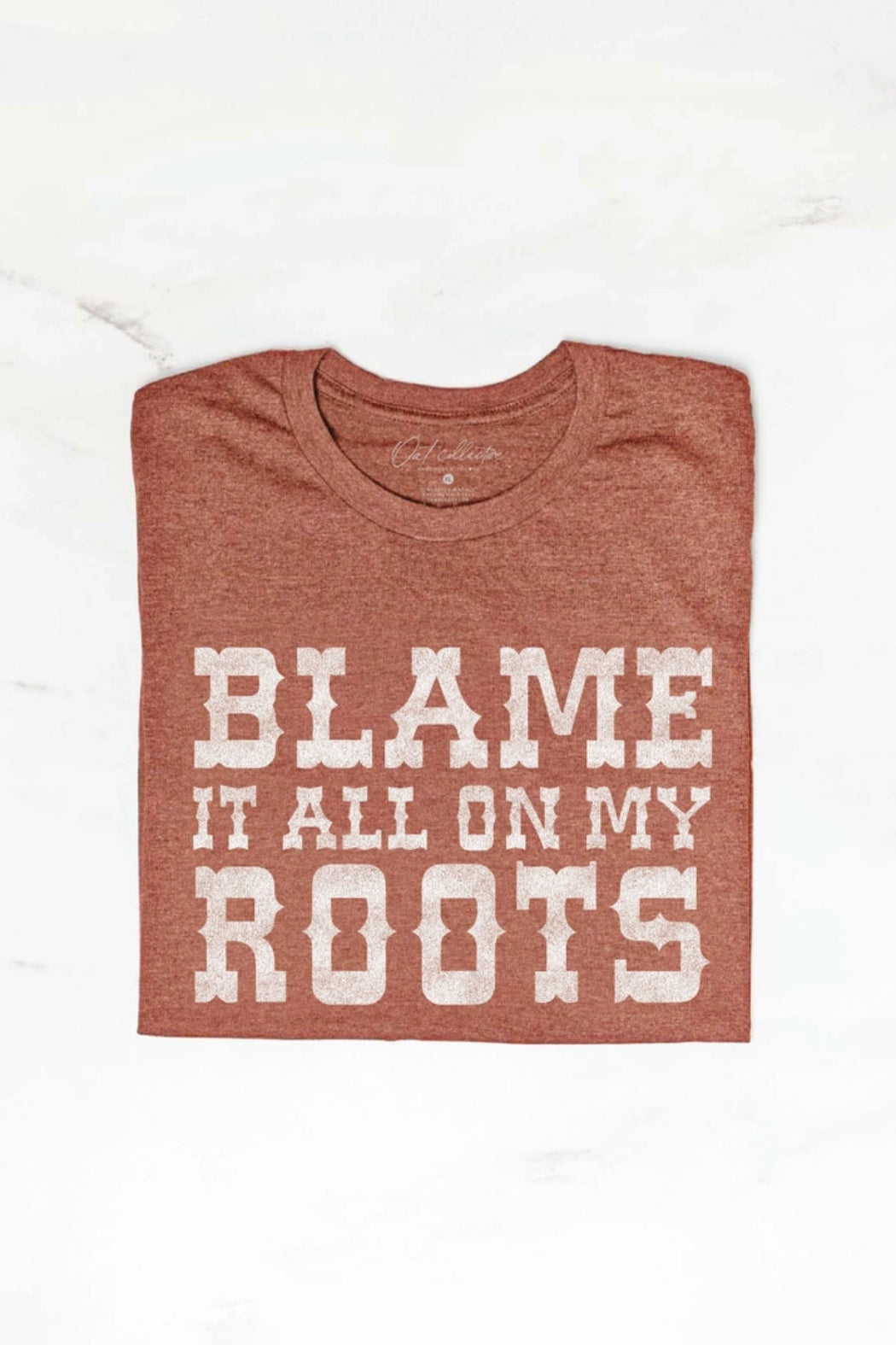 Blame It On My Roots Graphic Tee