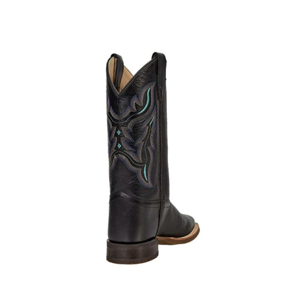 Old West Kids Black Cowboy Boot