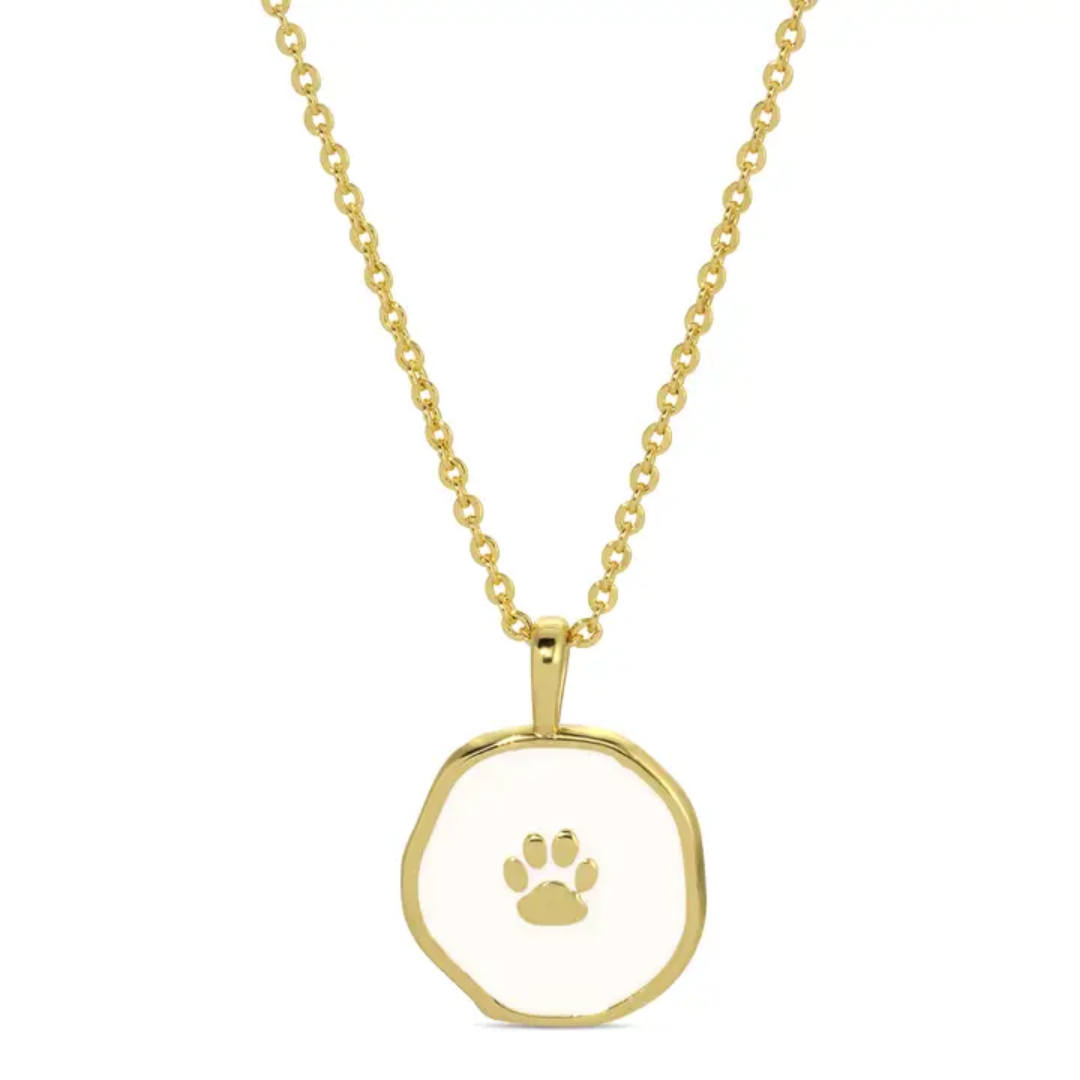 Paw Print Pendant Necklace