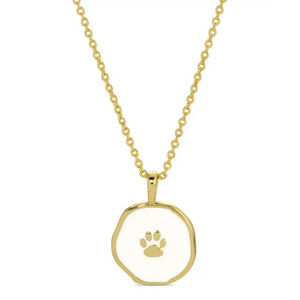 Paw Print Pendant Necklace