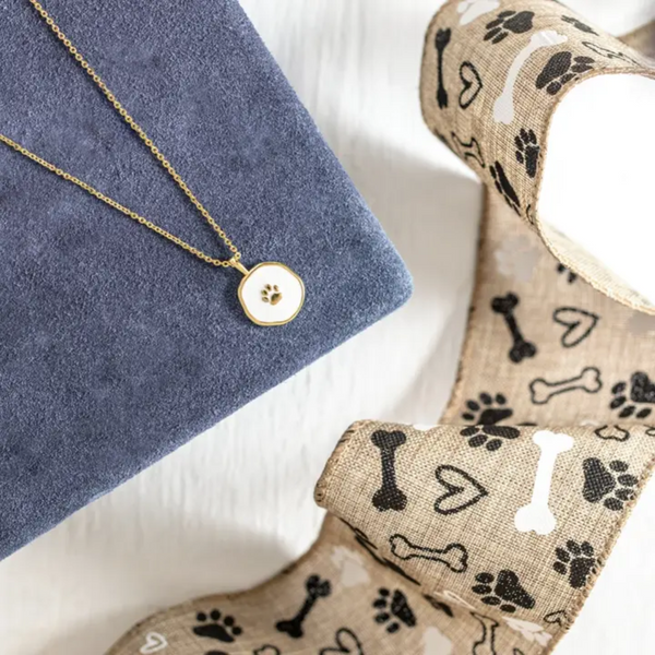 Paw Print Pendant Necklace