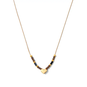 Beaded Heart Necklace