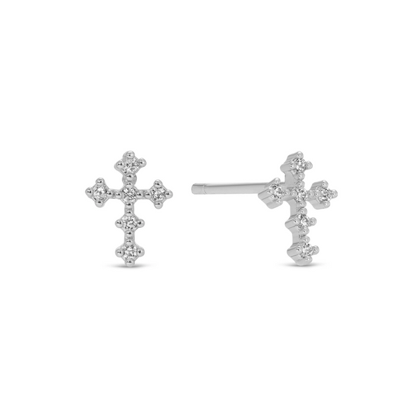 Multi Cross Stud Earring Set