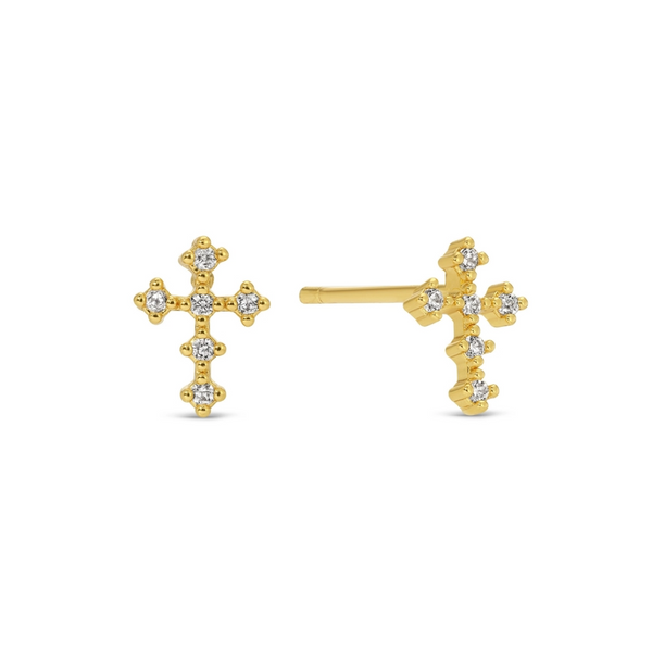 Multi Cross Stud Earring Set