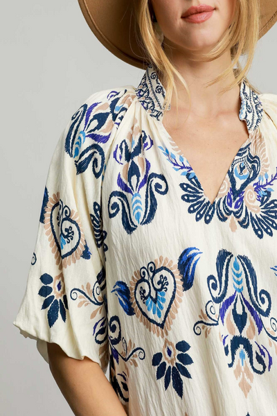 Sienna Two Tone Boarder Top