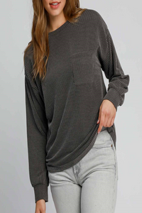 After Hours Rib Knit Top