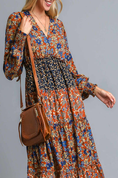 Wide Open Fields Floral Print Dress