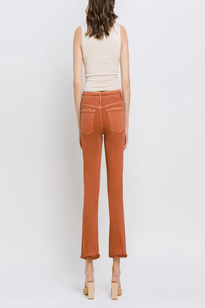 Carlene Crop Slim Straight Leg Jean