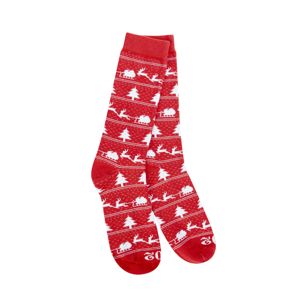 1902 Transit Collection: Men's Holiday Crew Sock