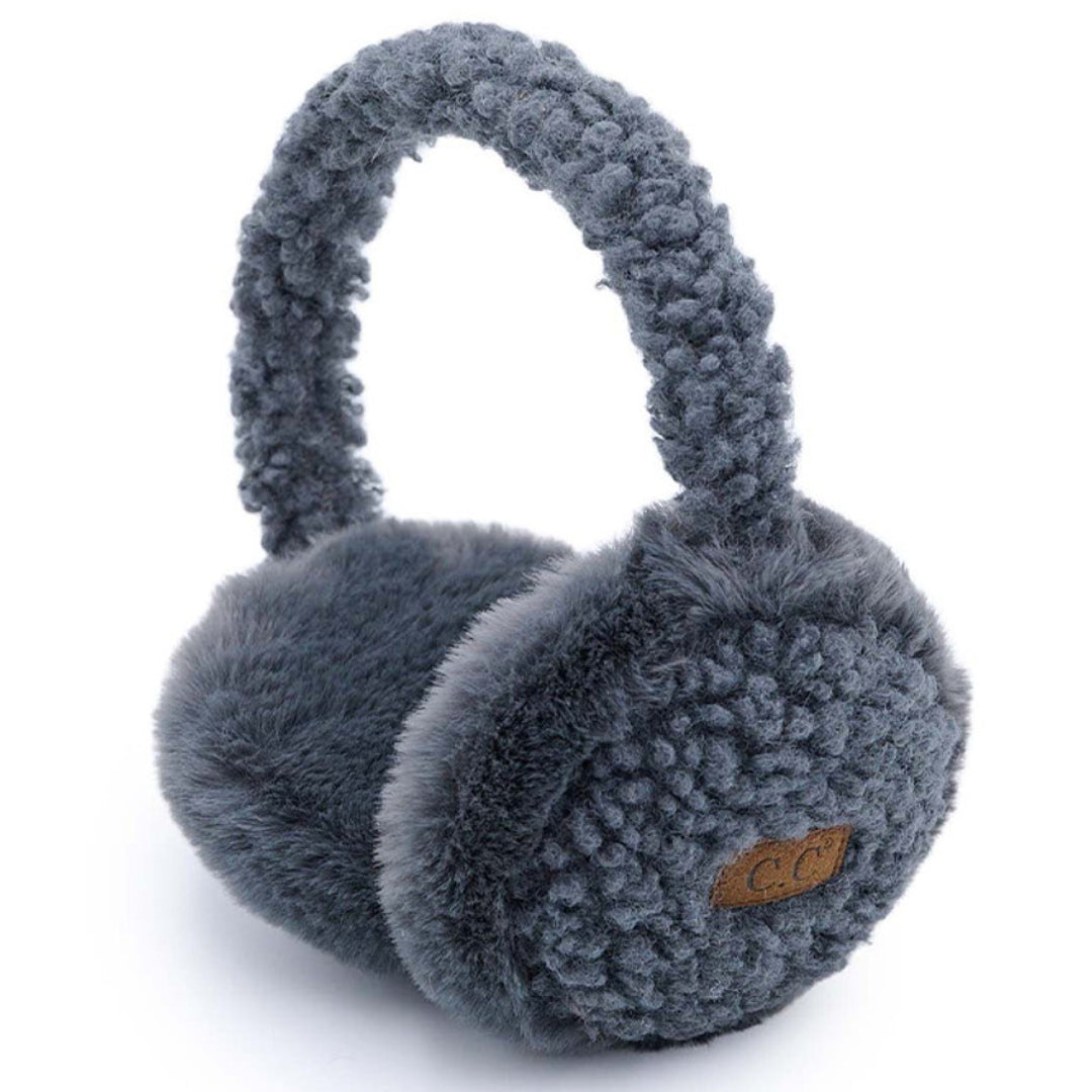 C.C Faux Fur Sherpa Earmuffs