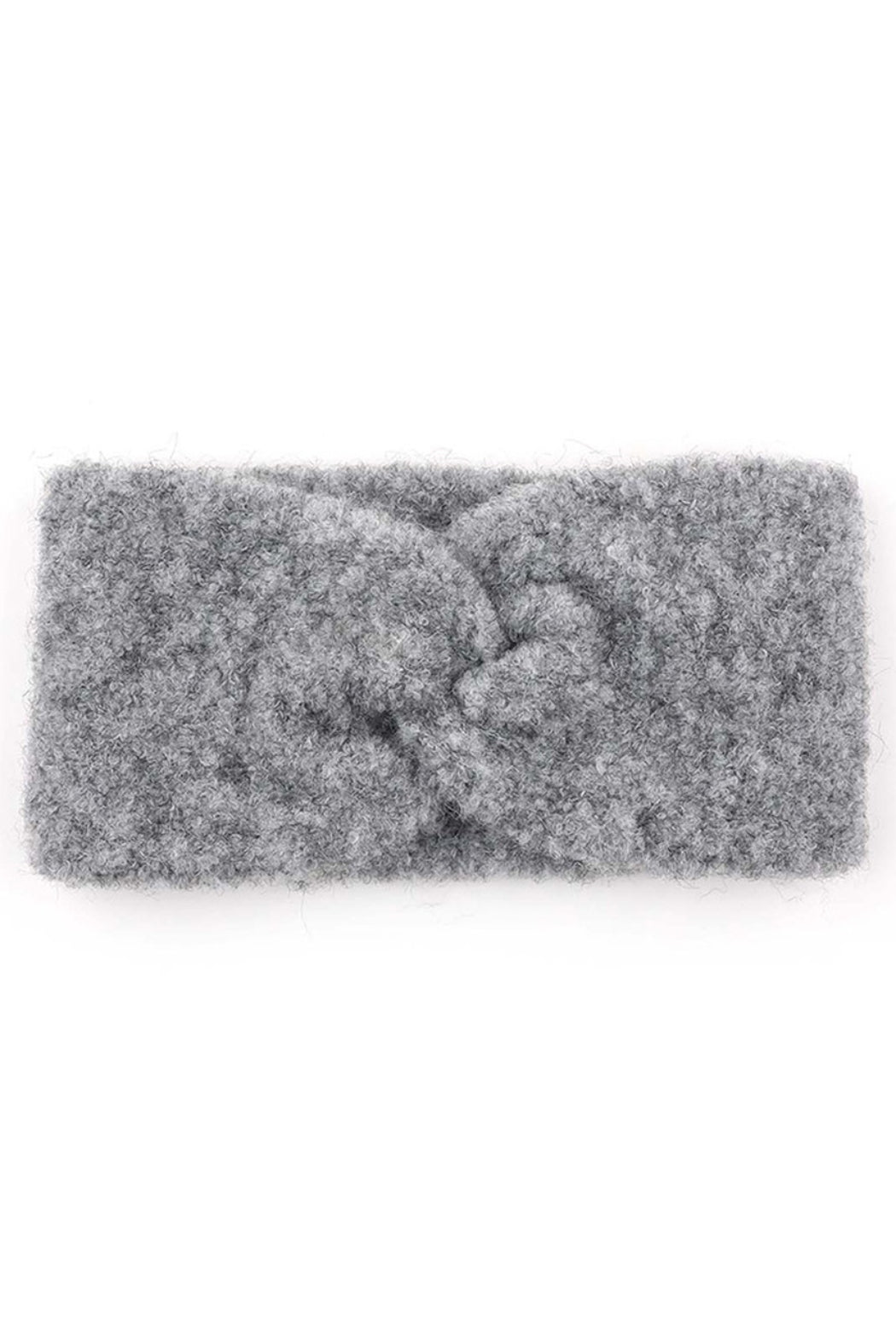 C.C Knitted Shearling Yarn Twisted Headwrap