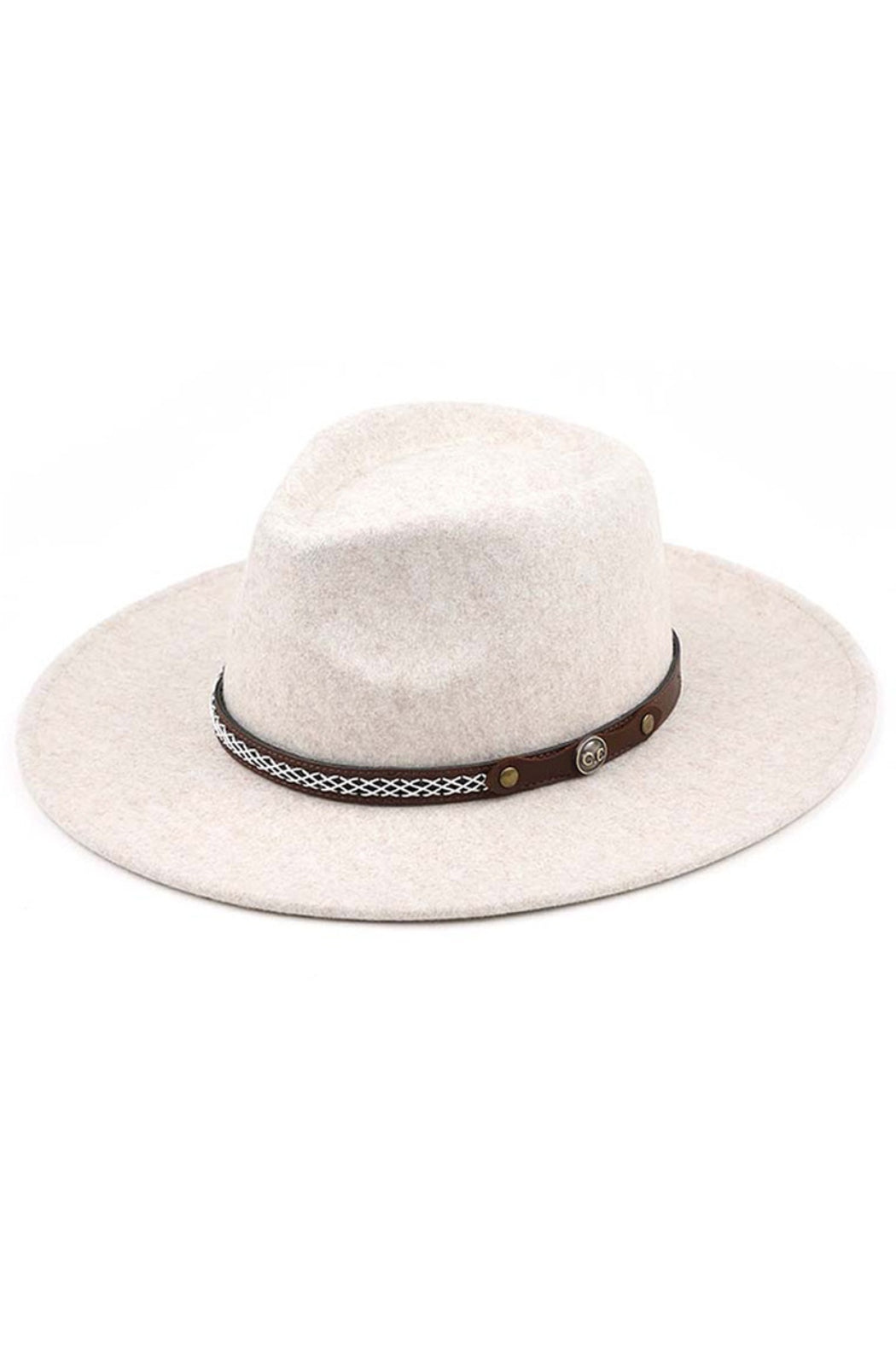 C.C Panama Wide Brim Felt Hat