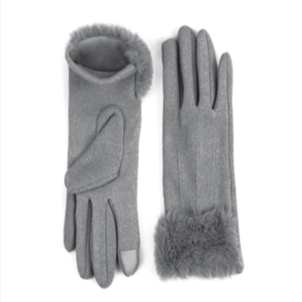 Socialite Faux Fur Gloves