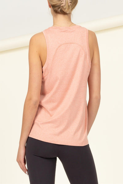 Can’t Touch This Sleeveless Heather Tank Top