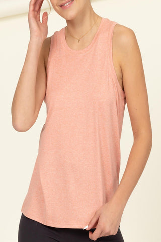 Can’t Touch This Sleeveless Heather Top
