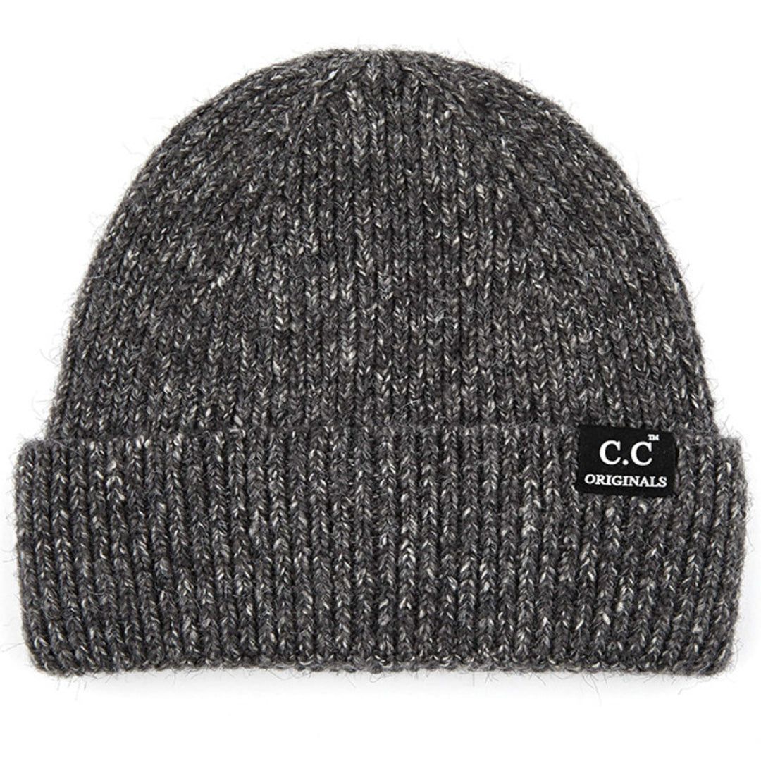 C.C Ribbed Wool Blend Beanie