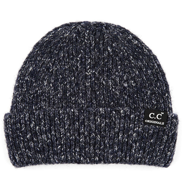 C.C Ribbed Wool Blend Beanie