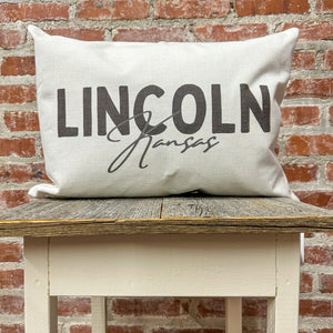 Lincoln, KS Lumbar Pillow