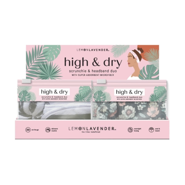 High & Dry Microfiber Scrunchie & Headband Duo