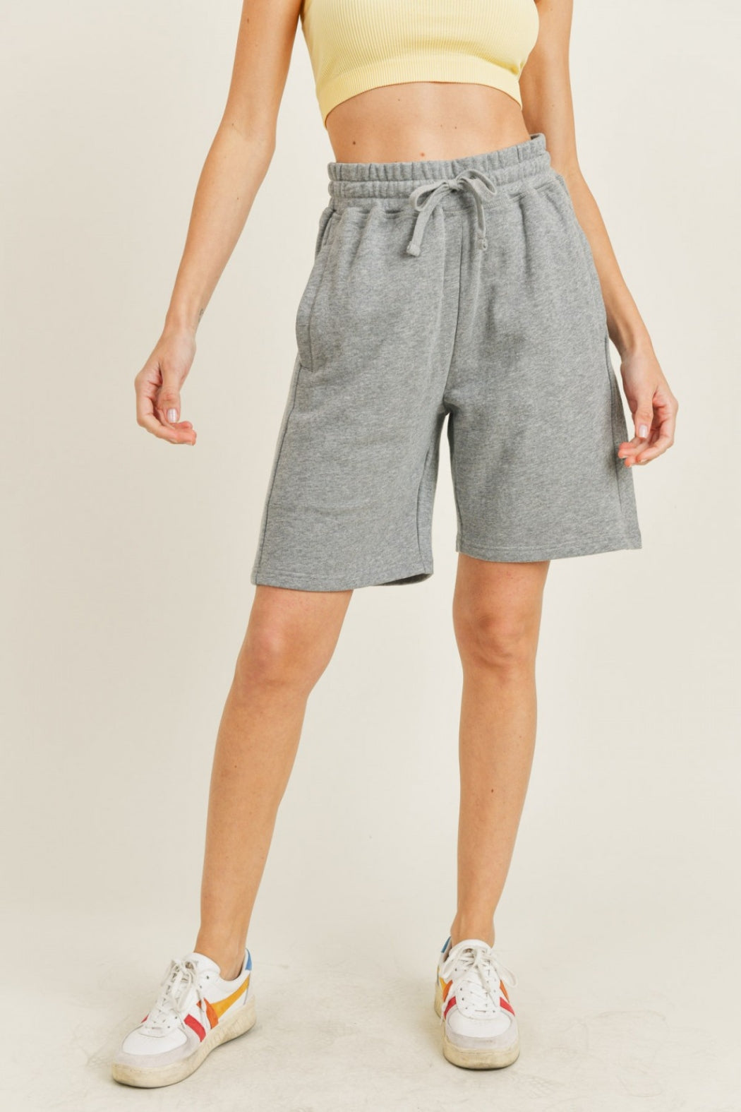 I’ll Know Cotton A-Line Midi Shorts