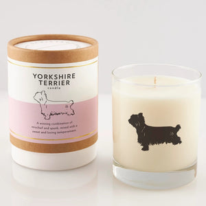 Scripted Fragrance Soy Candle- Yorkshire Terrier