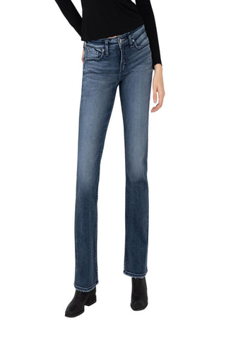 Elyse Mid Rise Slim Boot Jeans
