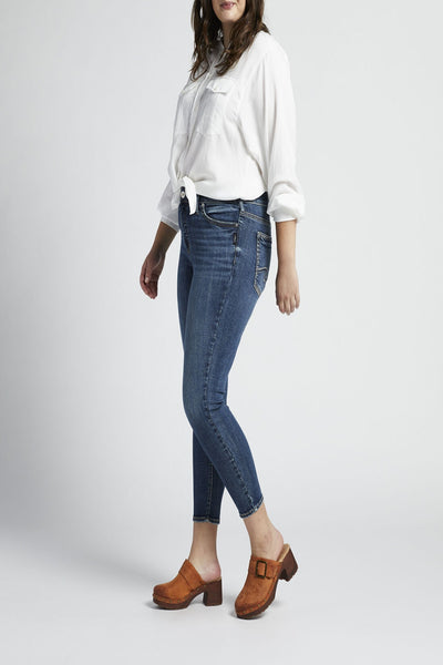 Suki Mid Rise Skinny Crop Jeans