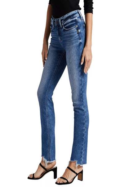 Suki Mid Rise Straight Leg Jeans