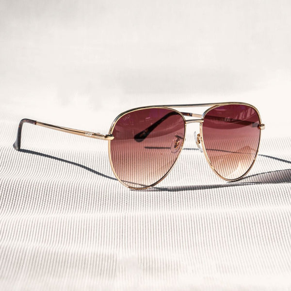 WearMe Pro Mila Oversized Flat Lens Aviator Sunglasses