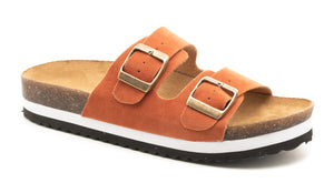 Beach Babe Faux Suede Footbed Sandals
