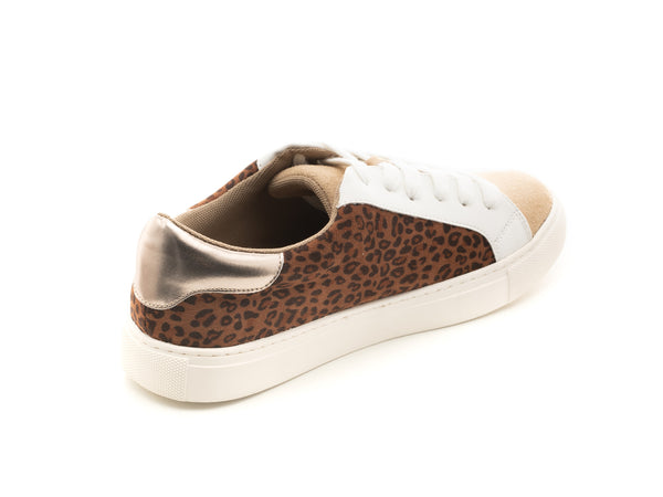 Bolt Leopard Print Sneakers