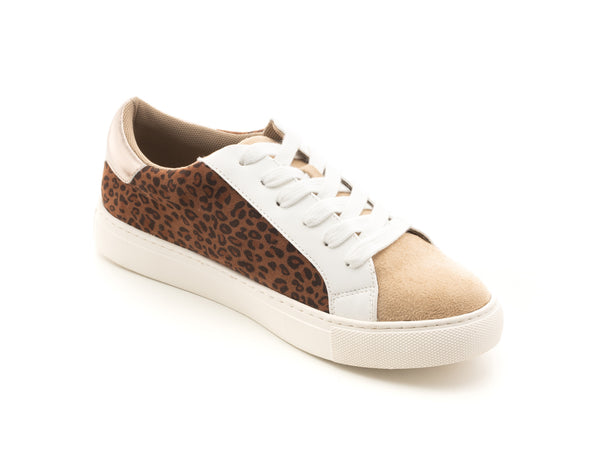 Bolt Leopard Print Sneakers