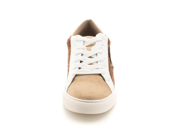 Bolt Leopard Print Sneakers