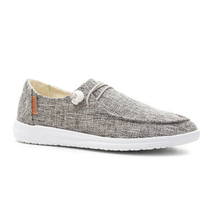 Kayak Grey Tweed Slip-On Shoes