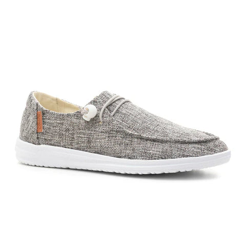 Kayak Grey Tweed Slip-On Shoes
