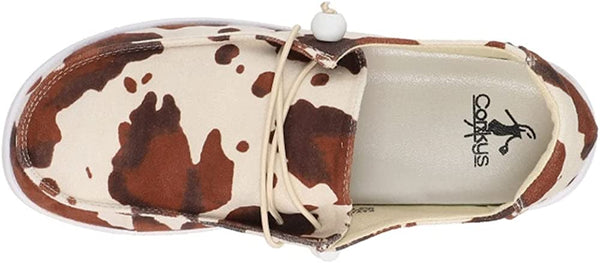 Kayak Brown Cow Slip-On Shoe
