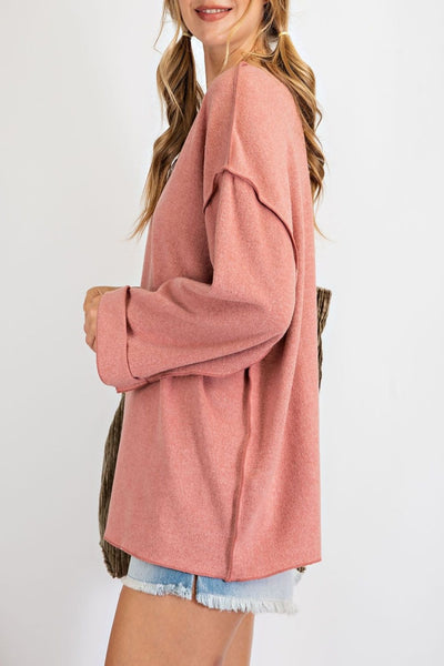 Best Part Brushed Knit Pullover Sweater