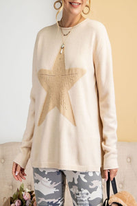 Starlight Soft Knit Star Sweater
