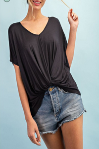Modal Twisted Front Top